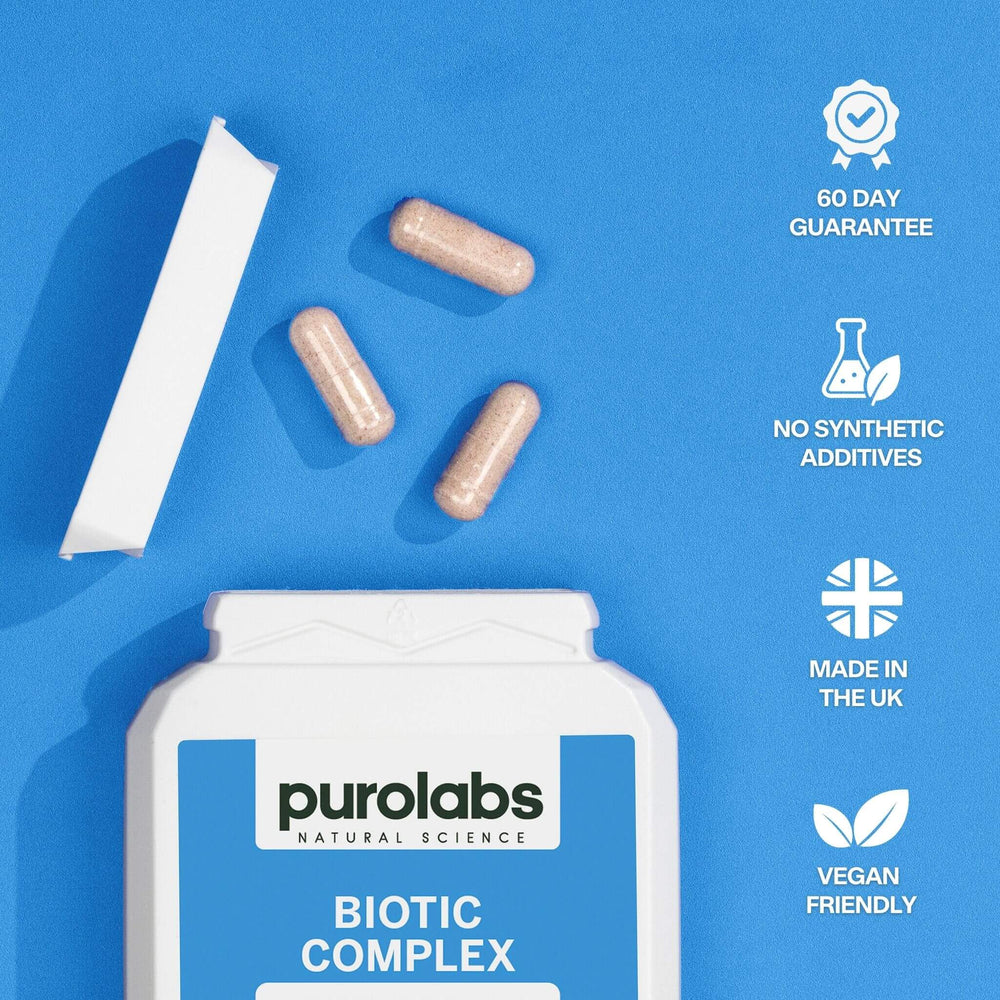 Biotic Complex Probiotics For IBS & Gut Health Purolabs