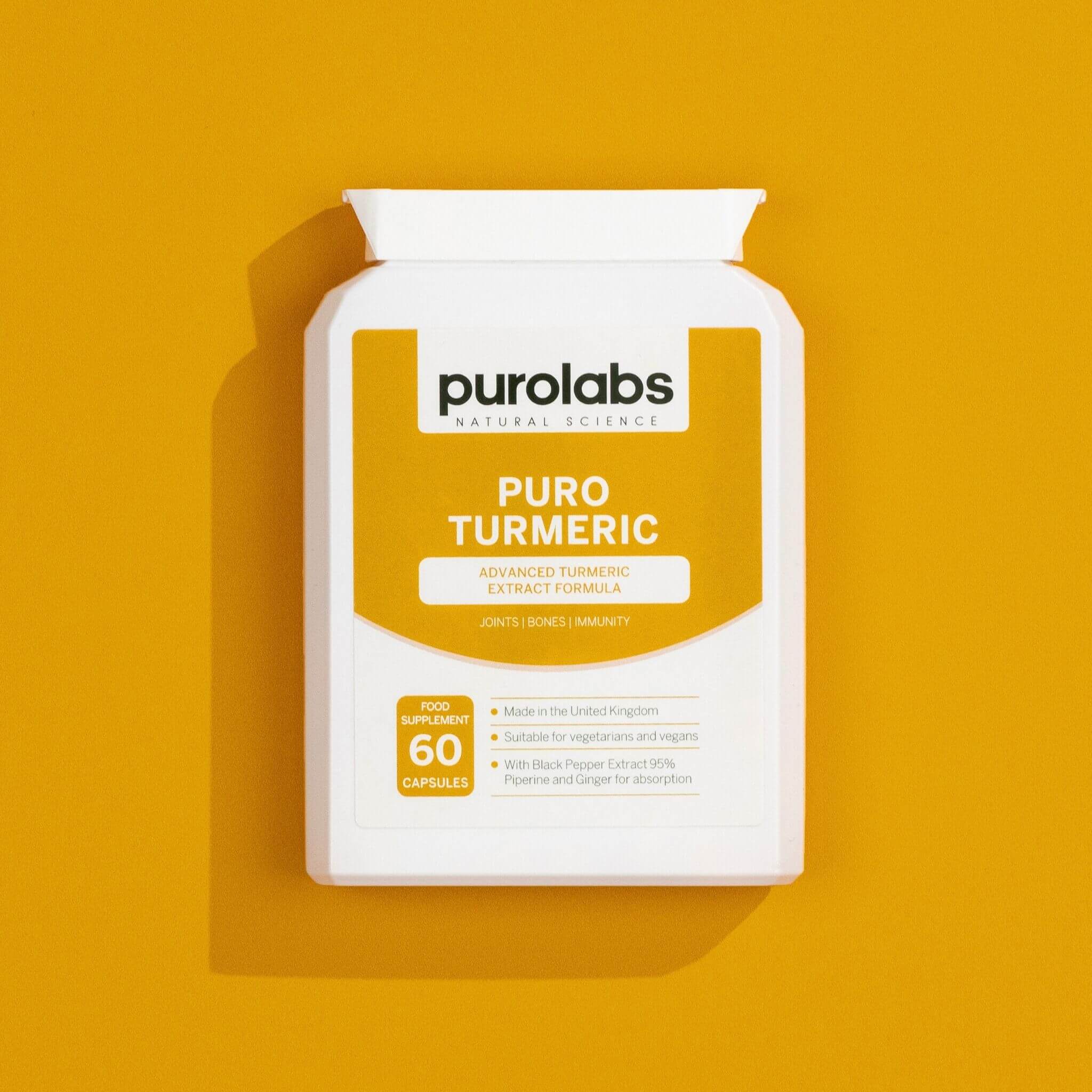 Puro Turmeric Supplement | High Strength 95% Curcumin | Purolabs